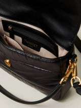 Twinset Borsa a tracolla 'Amie Ski' media in nylon Nero