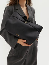 Twinset Borsa Shopper in pelle con cinturino Nero