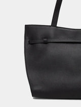 Twinset Borsa Shopper in pelle con cinturino Nero