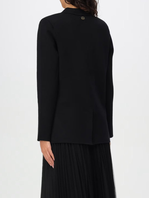 Twinset Blazer Twinset in misto viscosa Nero