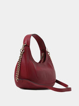 Twinset Borsa Hobo in pelle sintetica a grana Rosso