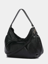 Twinset Globe Trotter Borsa hobo pelle sintetica Nero