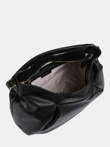 Twinset Globe Trotter Borsa hobo pelle sintetica Nero