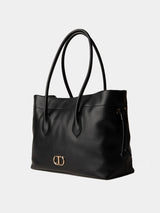 Twinset Borsa Shopper con Doppi Manici Nero