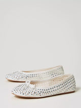 Twinset Ballerine con strass all over Sugar