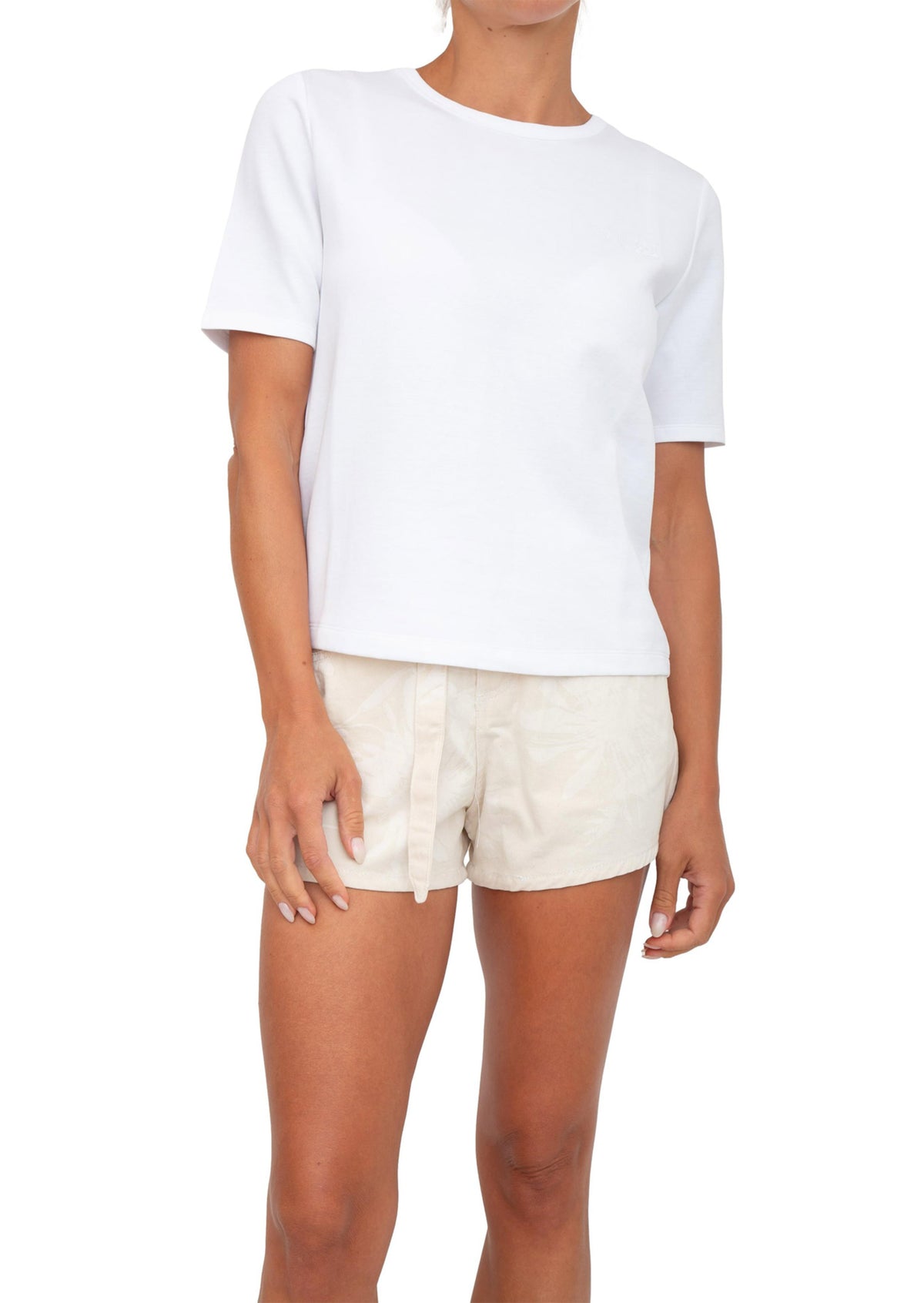Twinset T-shirt in Cotone Fermo Bianco