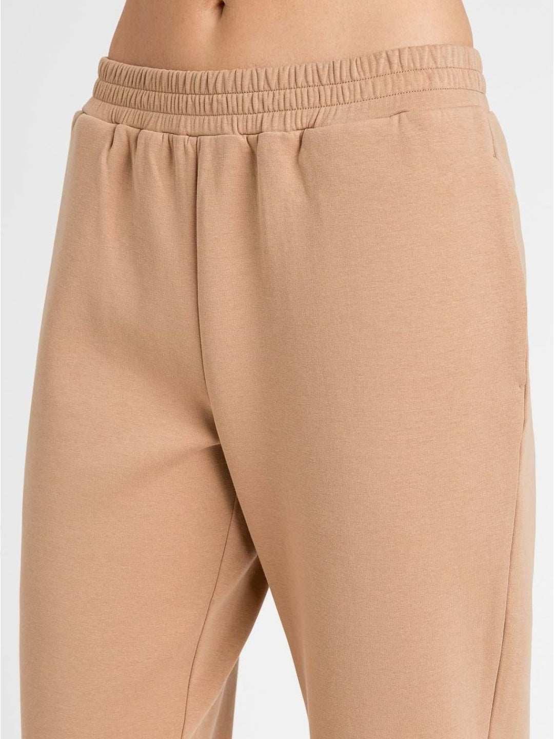 Twinset Pantalone a sigaretta in tessuto scuba Marrone