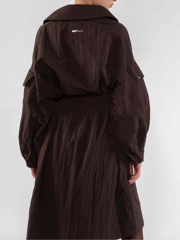 Oof Wear Trench 9276 In Nylon Fondente