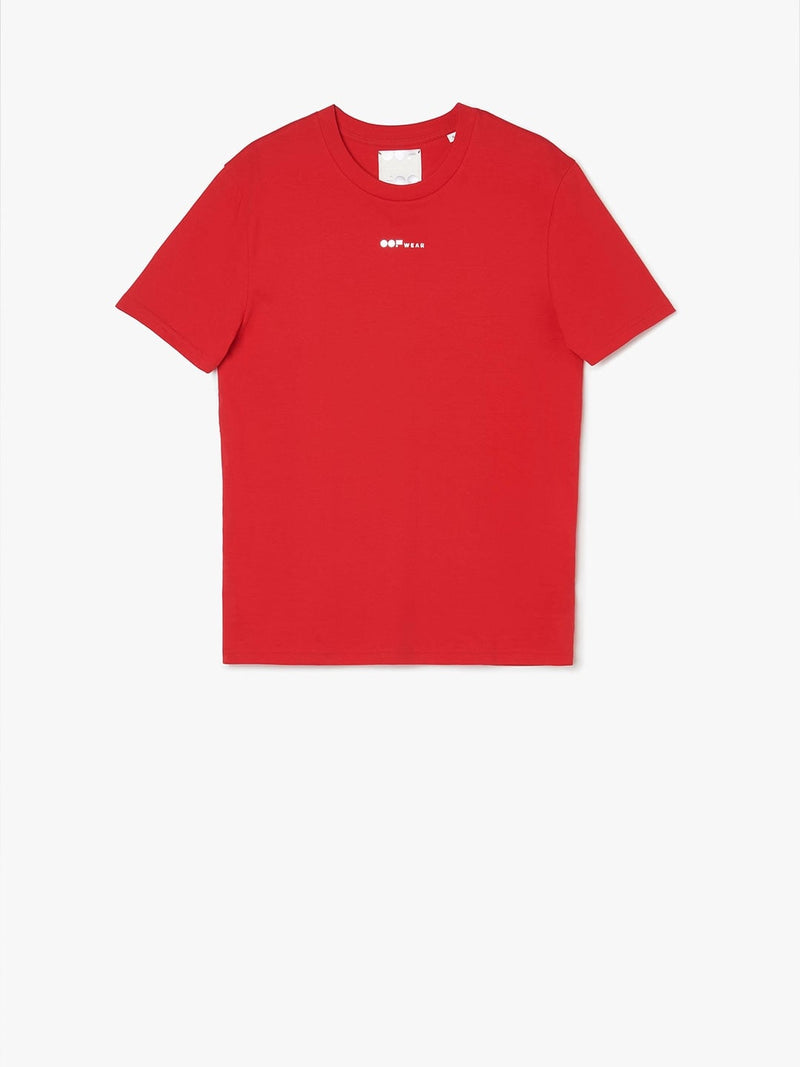 Oof Wear T-shirt 6002 In Cotone Organico Rosso