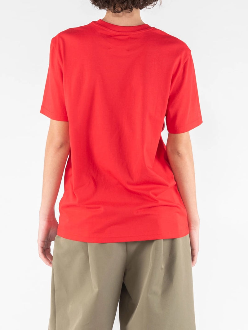 Oof Wear T-shirt 6002 In Cotone Organico Rosso