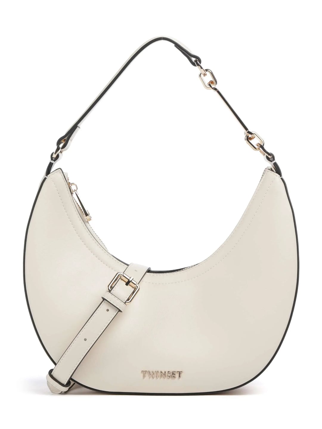 Twinset Hobo con tracolla Beige Madreperla