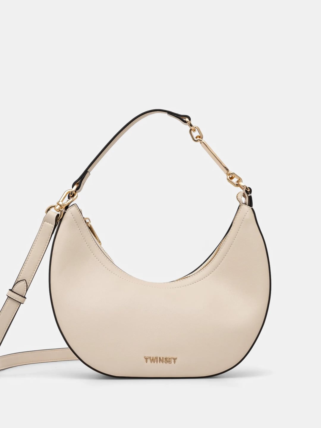 Twinset Hobo con tracolla Beige Light Rope