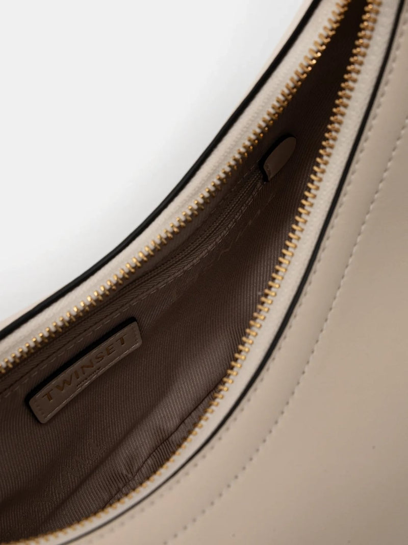 Twinset Hobo con tracolla Beige Light Rope