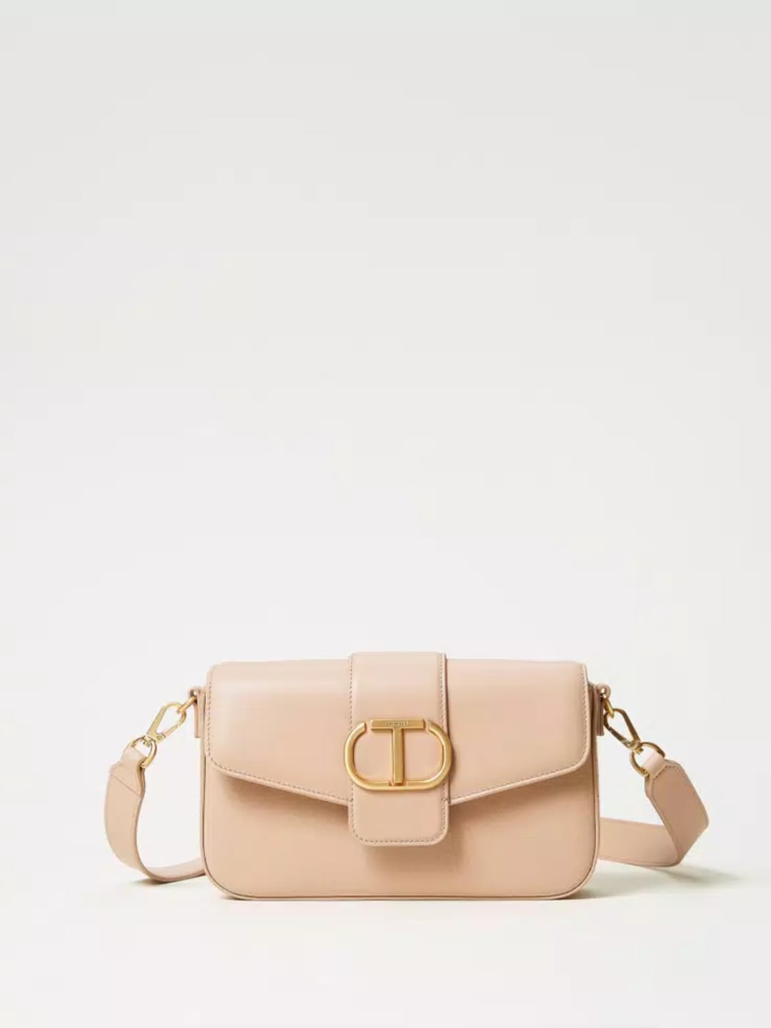 Twinset Borsa a tracolla Lila effetto paglia intrecciata Beige Rope