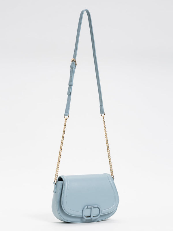Twinset Borsa a tracolla Brera con apertura Oval T Carta da Zucchero