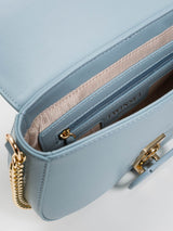 Twinset Borsa a tracolla Brera con apertura Oval T Carta da Zucchero
