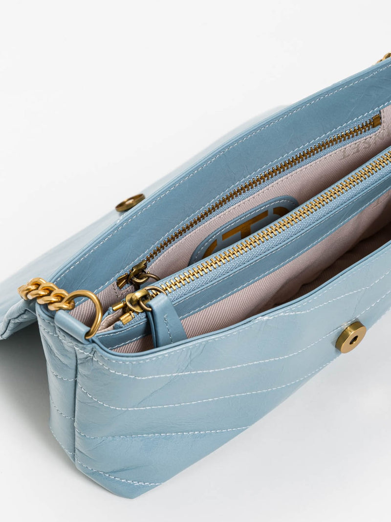Twinset Borsa a tracolla Madison in pelle Carta Da Zucchero