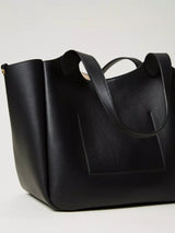 Twinset Borsa shopper Forever in pelle Nero