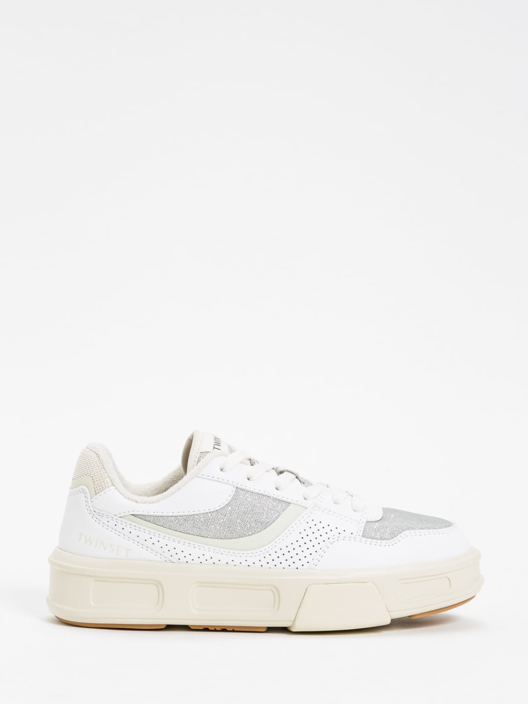 TWINSET Sneaker in tessuto Fessura Col Bianco Ottico