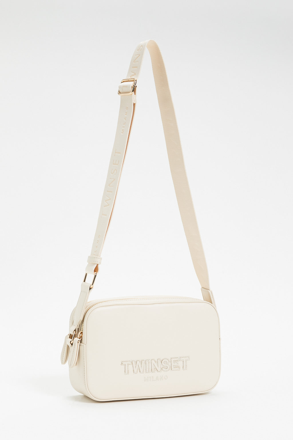 Twinset Camera Bag in similpelle Neve