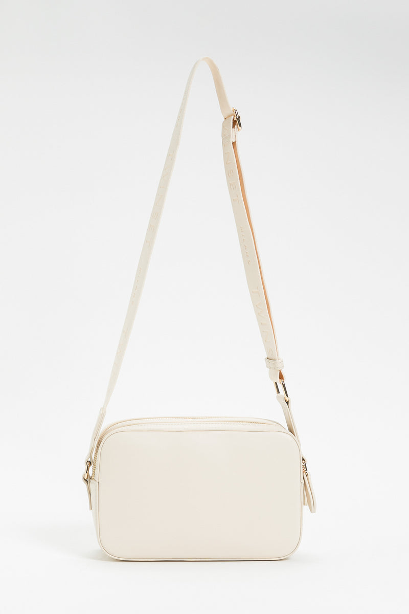 Twinset Camera Bag in similpelle Neve