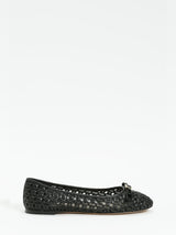 Twinset Ballerine con intrecci e fiocco Nero