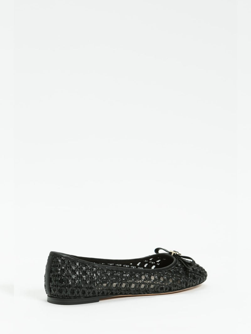 Twinset Ballerine con intrecci e fiocco Nero