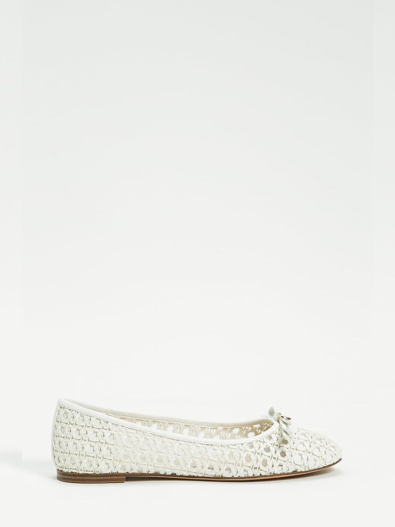 Twinset Ballerine con intrecci e fiocco Neve