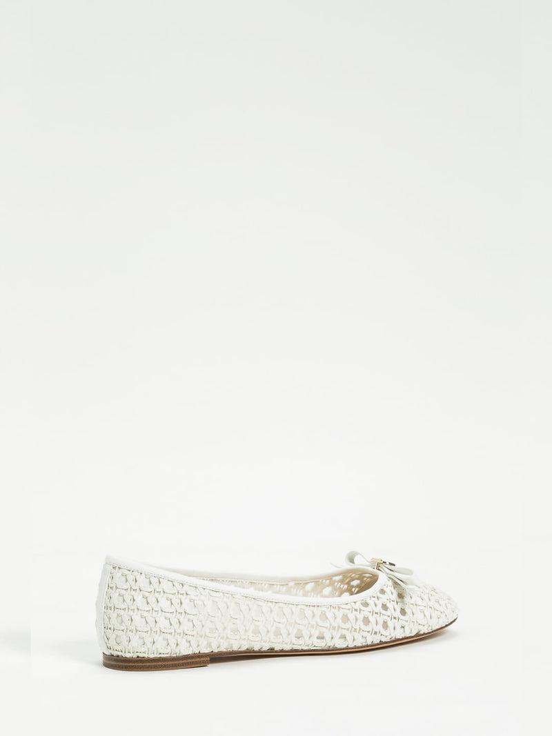 Twinset Ballerine con intrecci e fiocco Neve