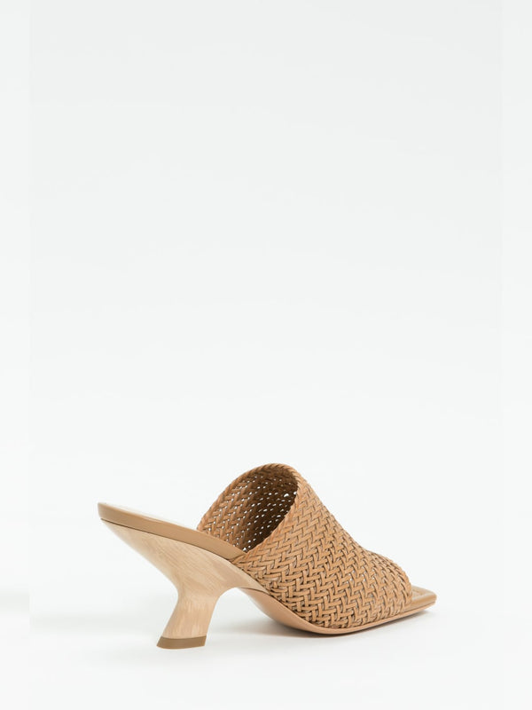 Twinset Sandali mules con intrecci Naturale