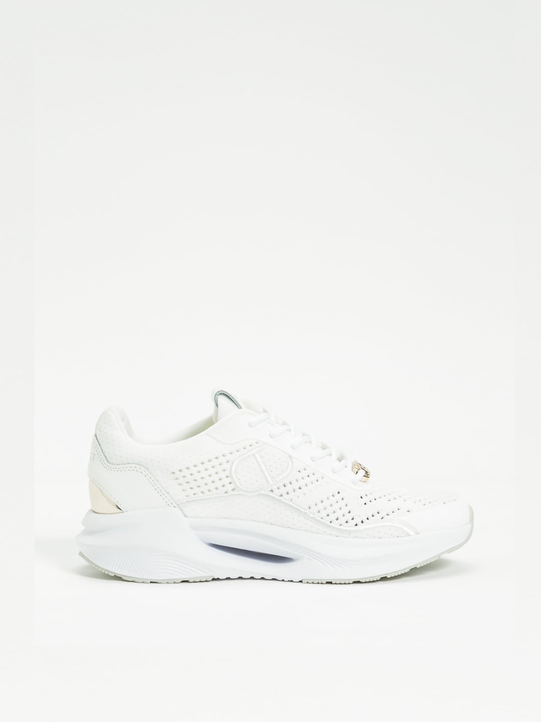 Twinset Sneaker Running tessuto traforato Col Bianco Ottico