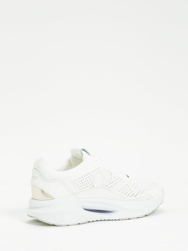 Twinset Sneaker Running tessuto traforato Col Bianco Ottico