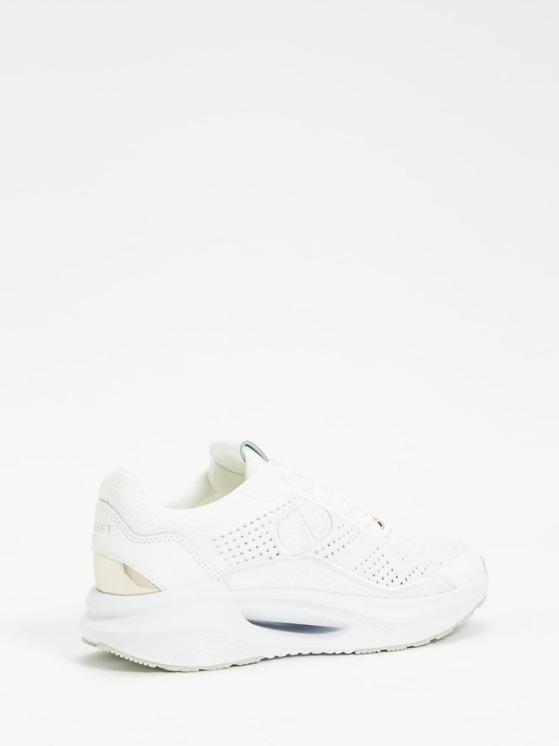 Twinset Sneaker Running tessuto traforato Col Bianco Ottico
