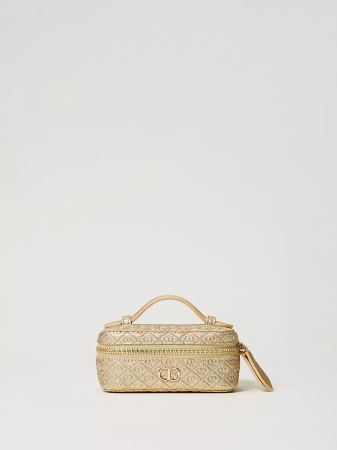 Twinset Portagioielli con Oval T all over Oro