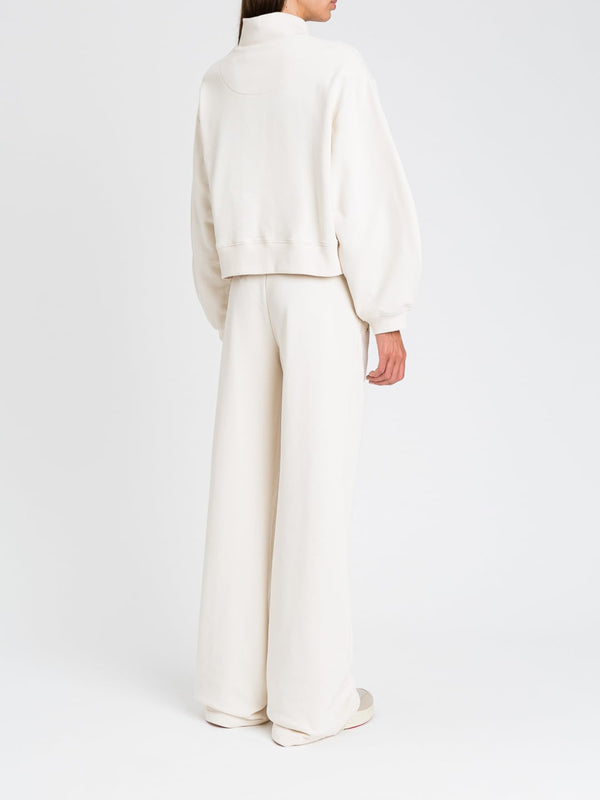 Twinset Completo tuta con logo ricamato Delicate Beige