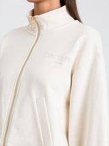Twinset Completo tuta con logo ricamato Delicate Beige