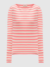 Twinset Maglia a righe con maniche lunghe Neve - Peach