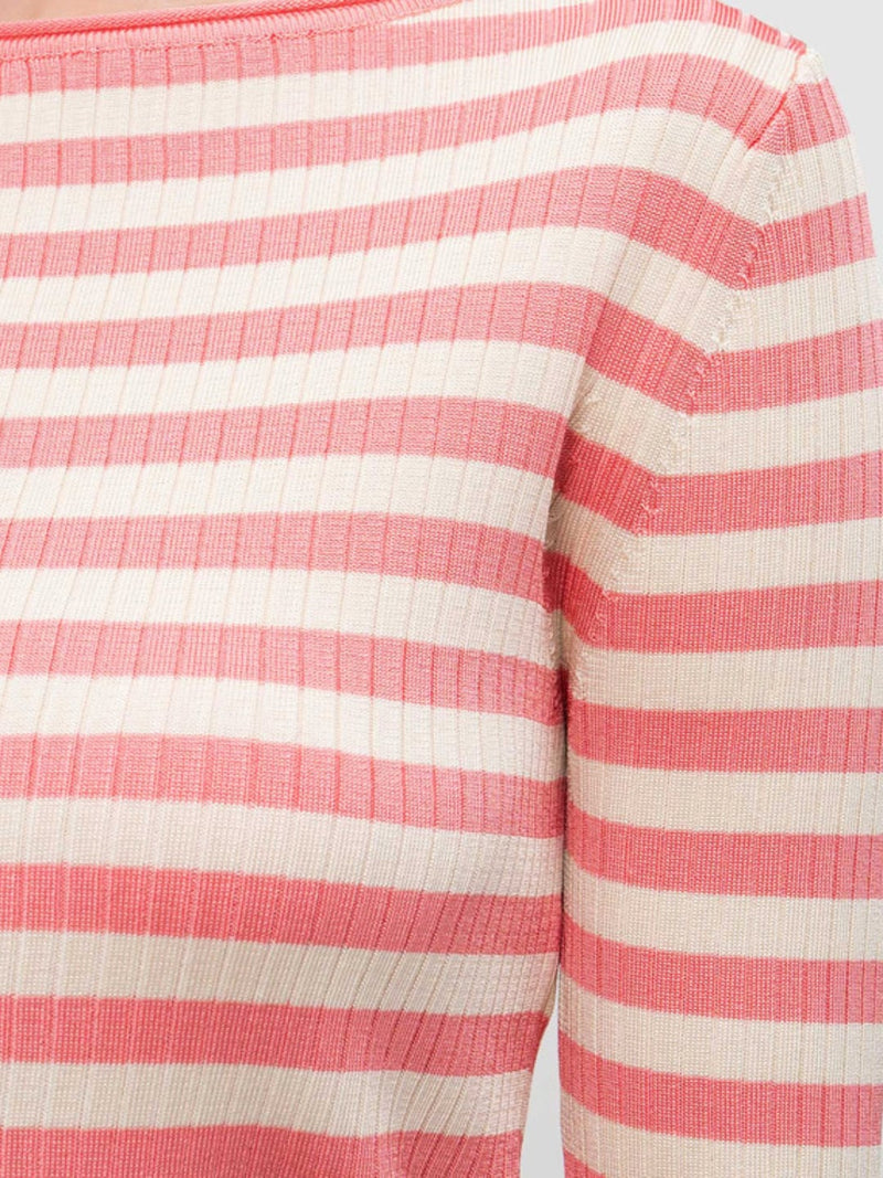 Twinset Maglia a righe con maniche lunghe Neve - Peach
