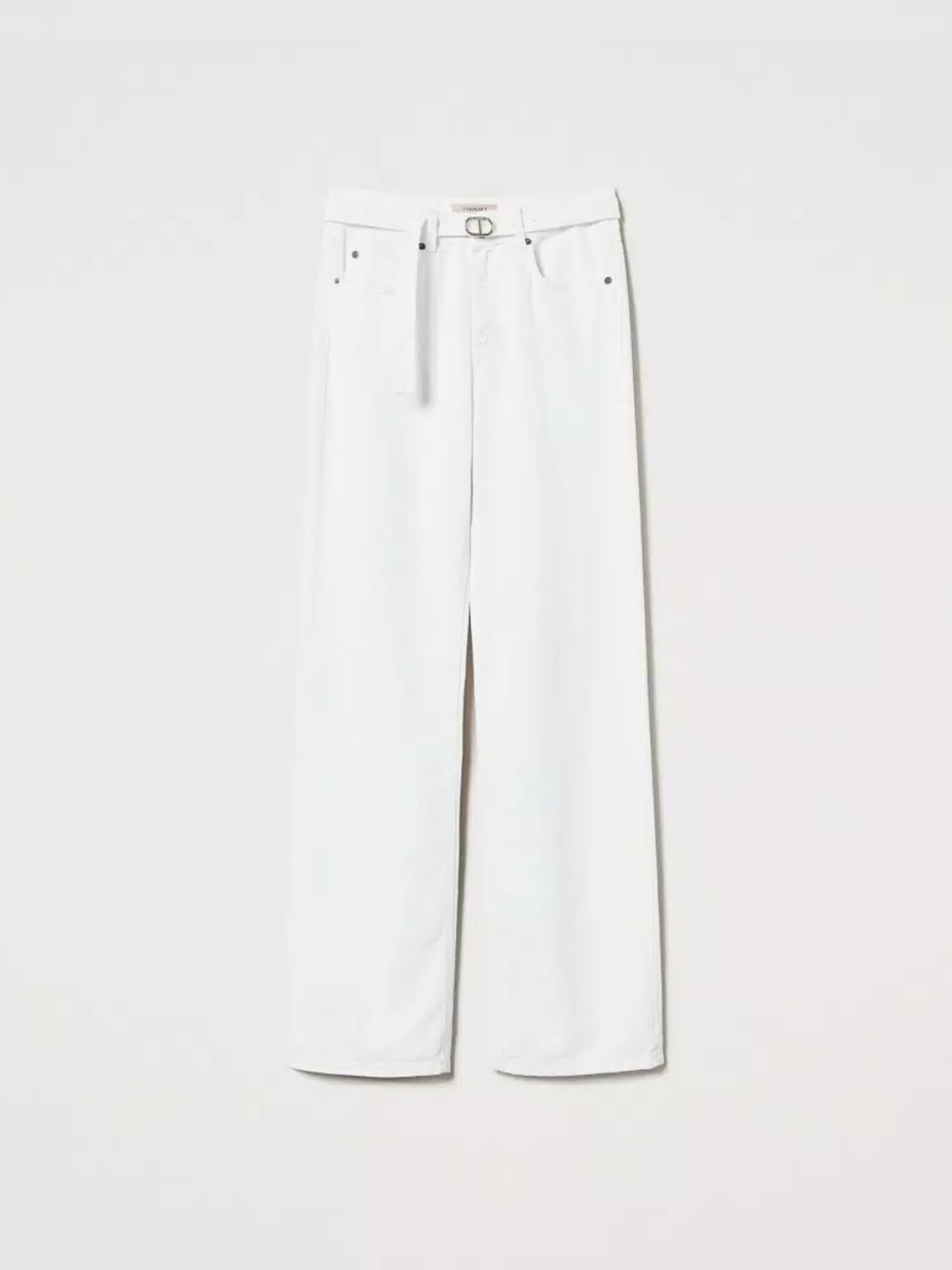 Twinset Jeans in cotone Bianco