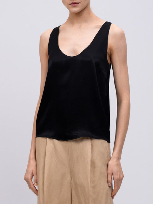 Twinset Top in raso Nero