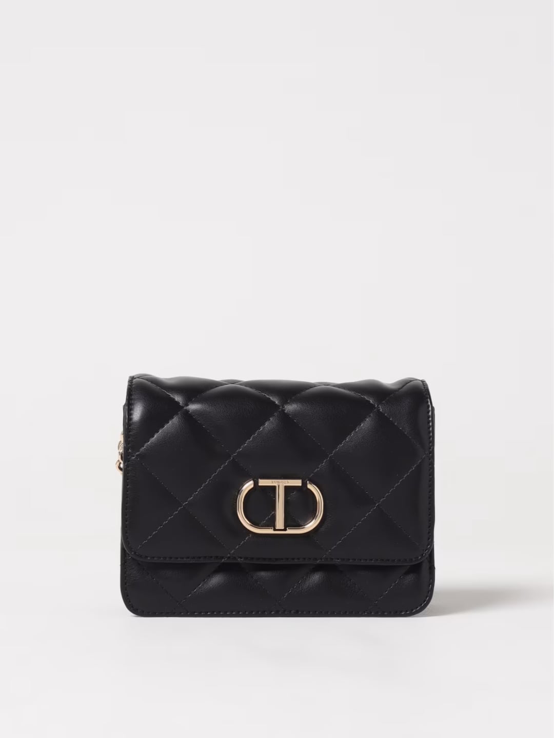 Twinset Borsa a tracolla Audrey piccola trapuntata Nero