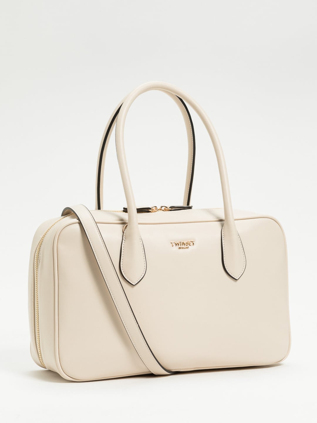 Twinset Borsa Bauletto Bianco Avorio