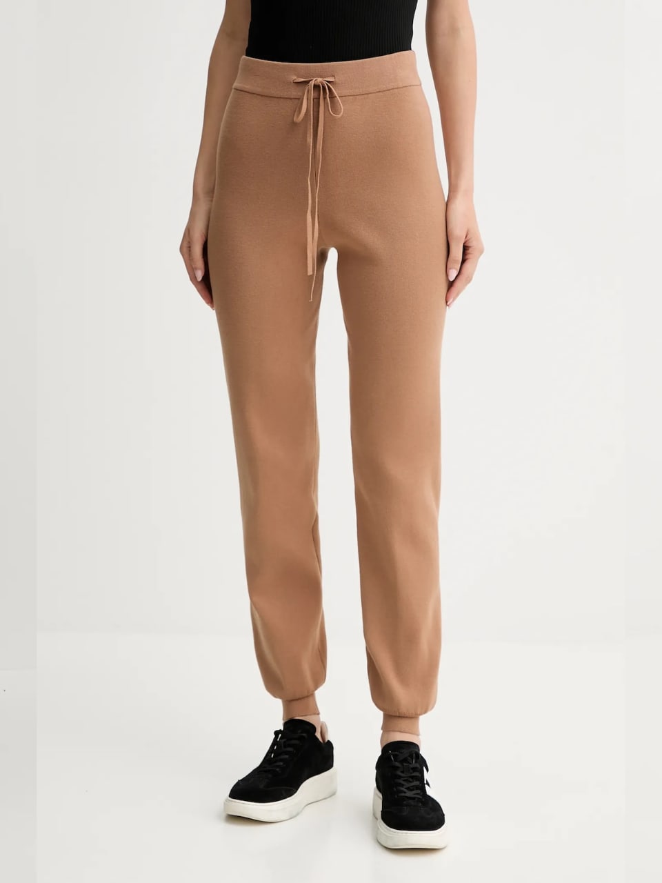 Twinset Pantalone in maglia Marrone