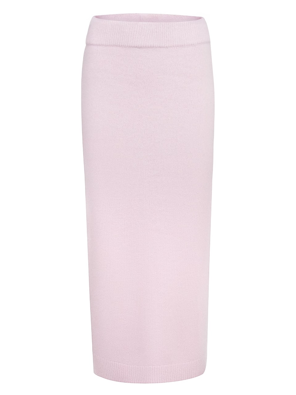 Twinset Gonna longuette in maglia di misto angora Pink Lavander