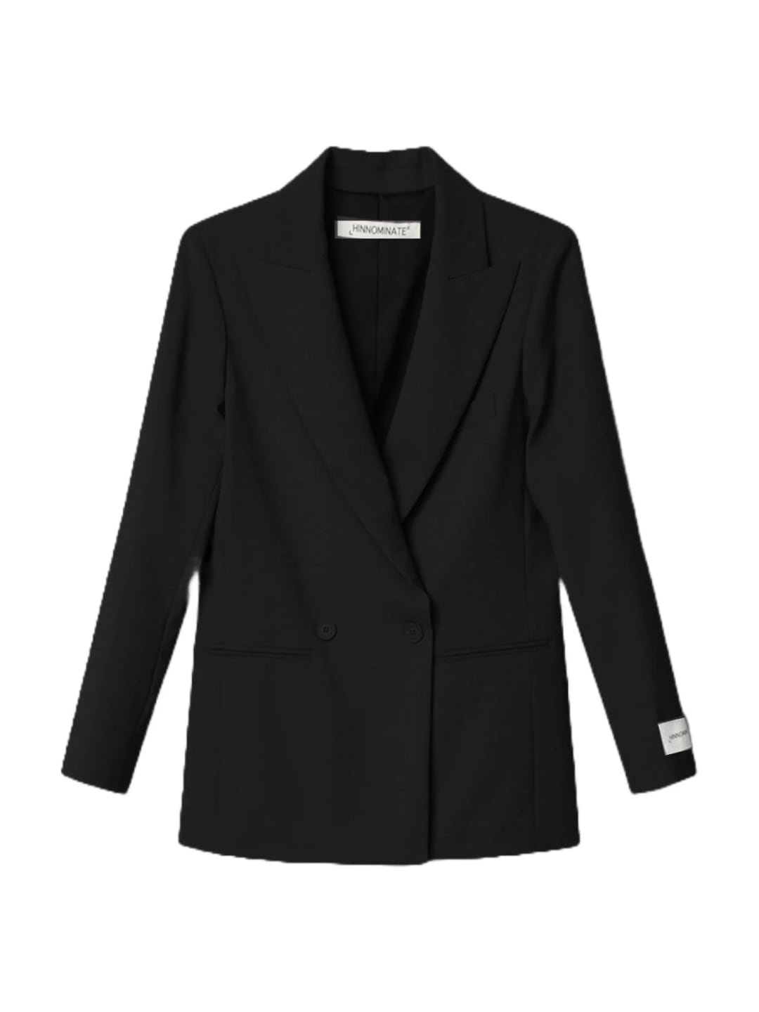 Hinnominate Giacca Doppiopetto Nero