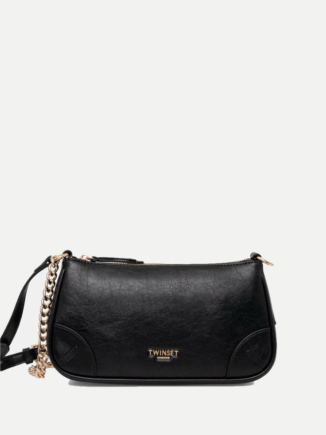 Twinset Borsa a Tracolla con Catena Nero