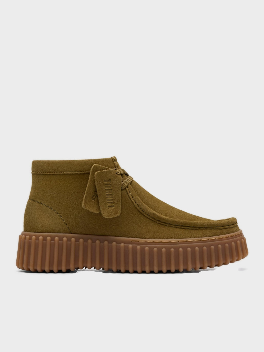 Clarks Signature Torhill Moss Donna Pelle scamosciata Verde Oliva