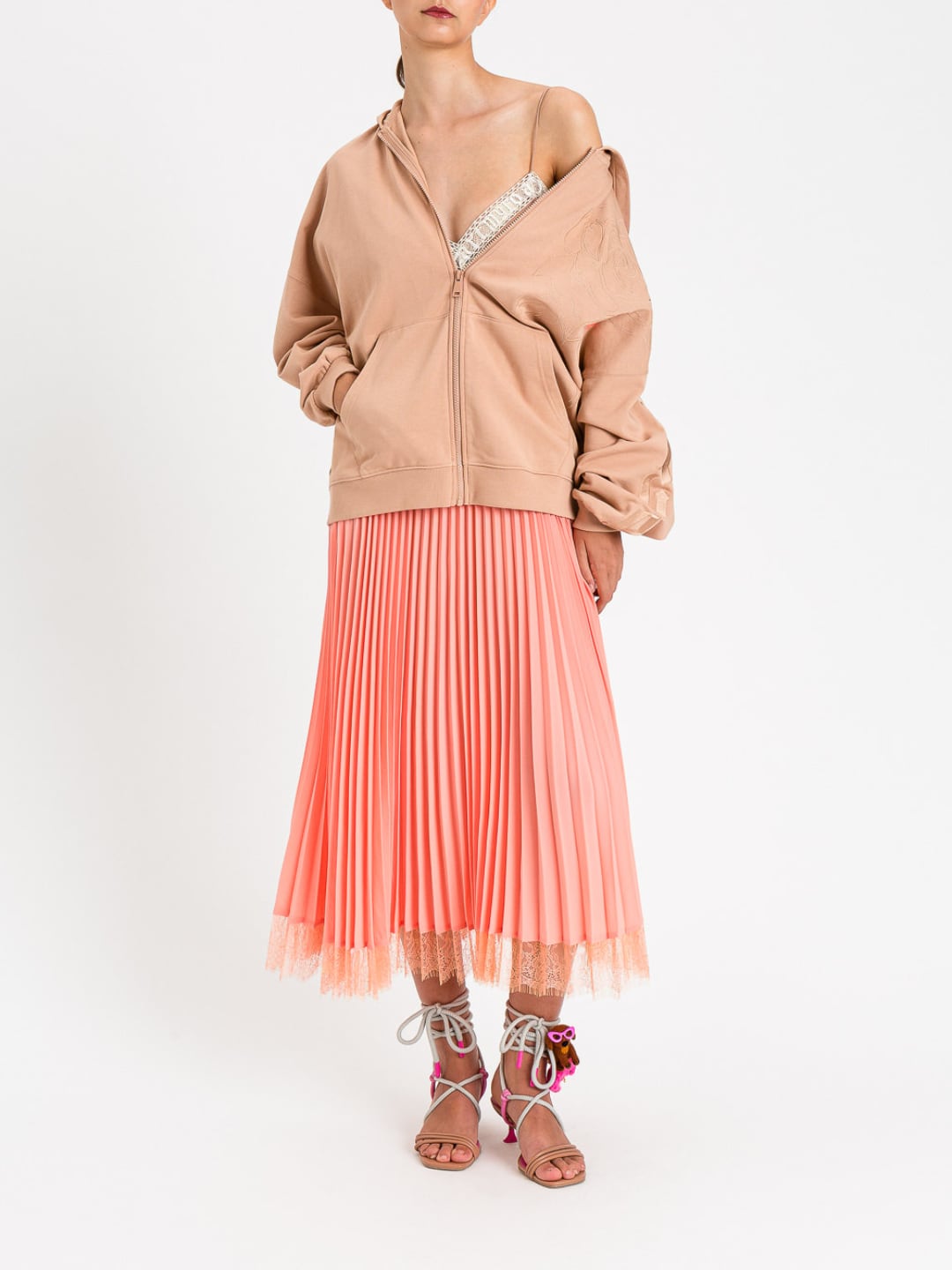 Twinset Actitude Felpa Beige Nude