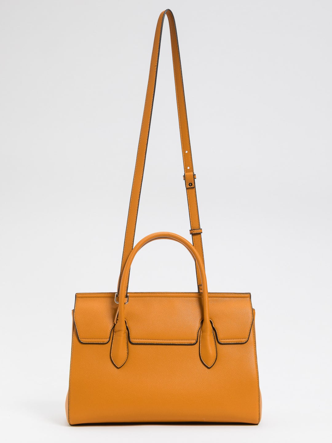 Twinset Borsa Tote con doppio manico e tracolla regolabile Arancione Sun