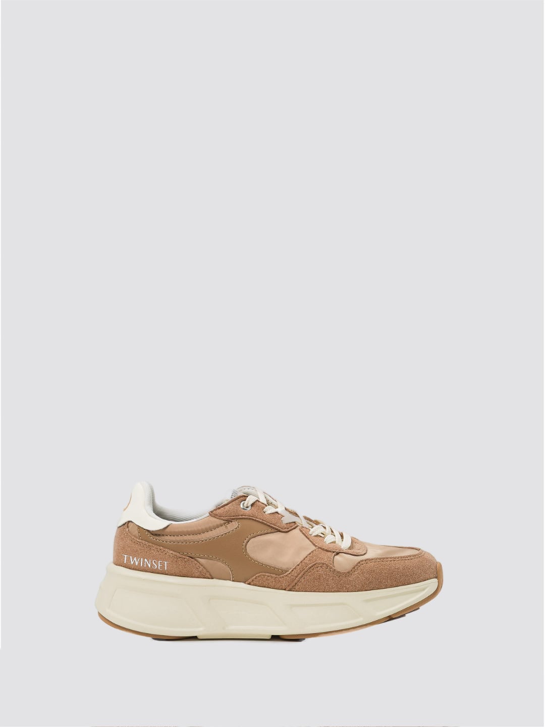 Twinset Sneakers running Fessura Marrone Mocha Mousse